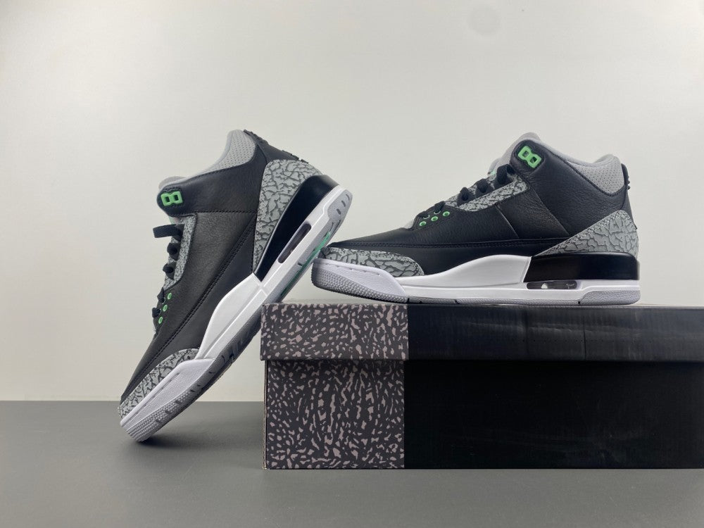 Low Top Sneakers, Black Green Colorway, Glow in the Dark Detail, Cracked Pattern, Lace Up Design, Casual Gift for Sneaker Fans