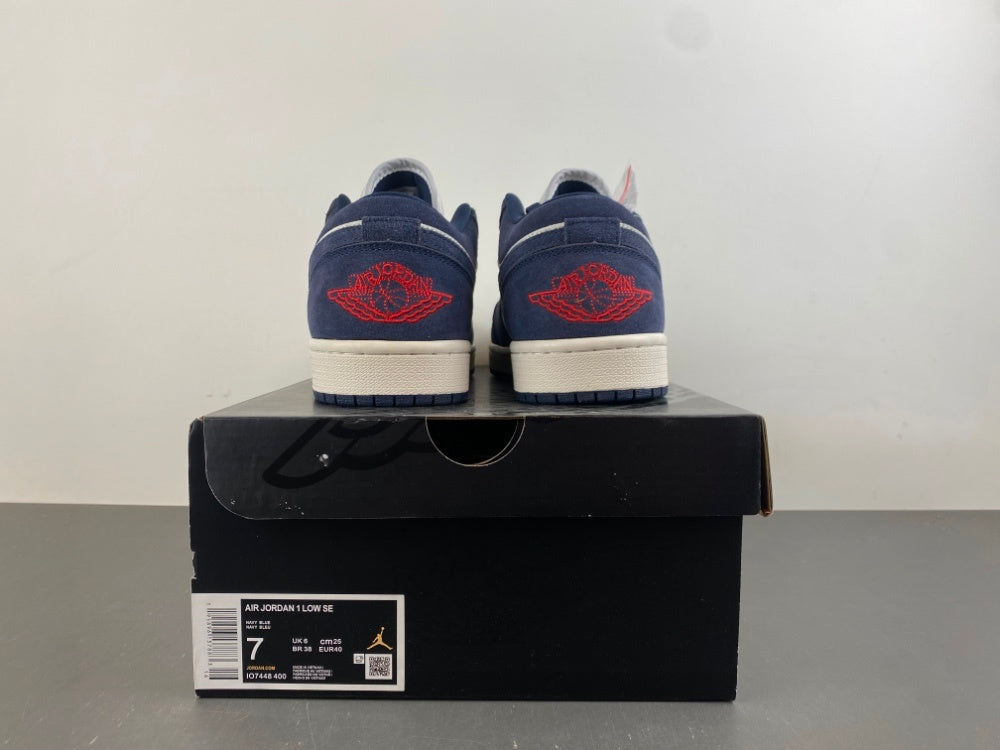 Low Top Sneakers, Blue White Colorway, Suede Footwear, Lace Up Design, Casual Gift for Sneaker Fans