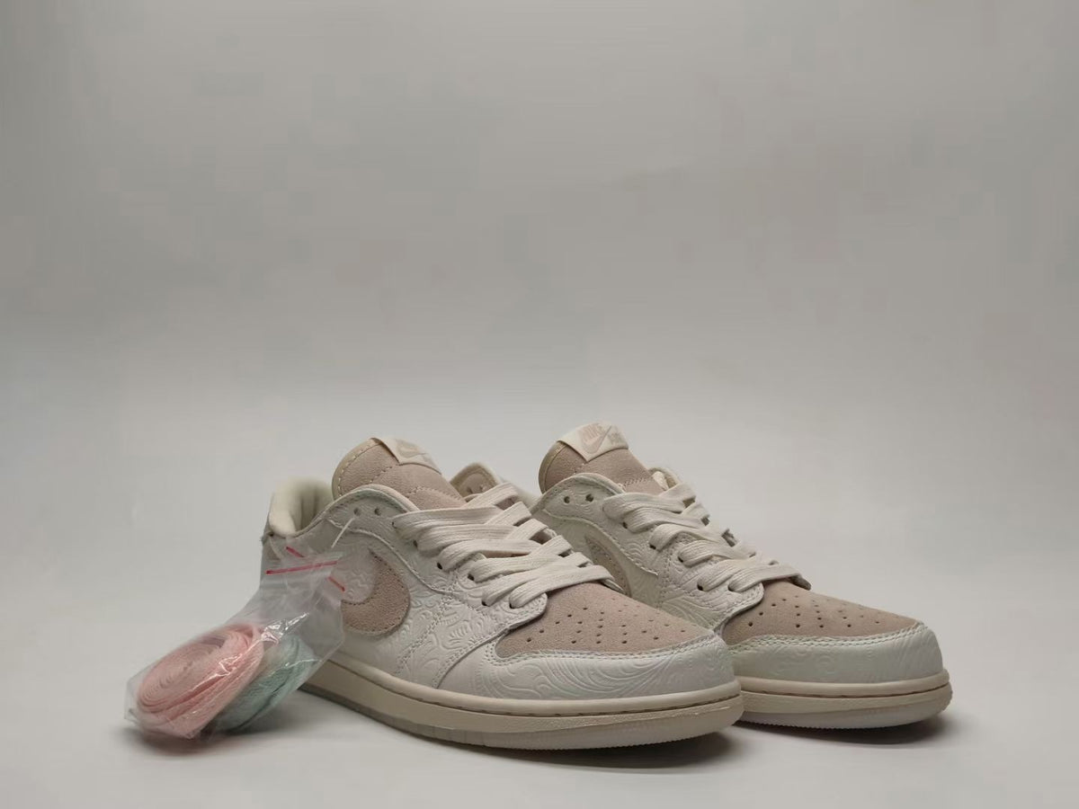 Low Top Sneakers, Beige Colorway, Lace Up Design, Casual Gift for Sneaker Fans