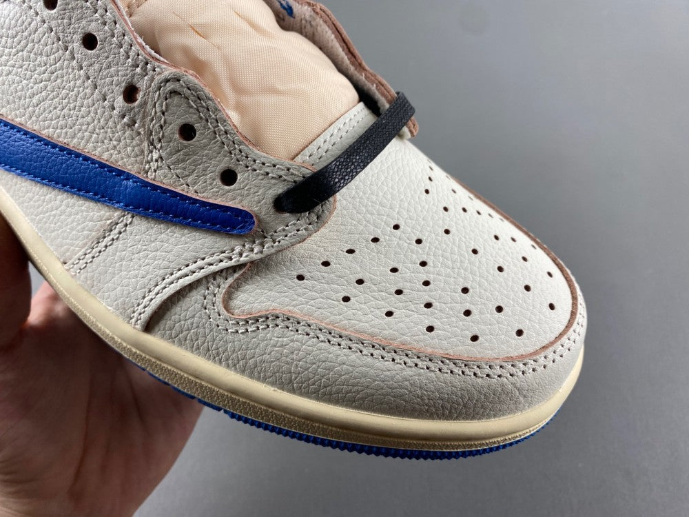 Low Top Sneakers, Blue White Colorway, Reverse Hook Design, Lace Up Design, Casual Gift for Sneaker Fans
