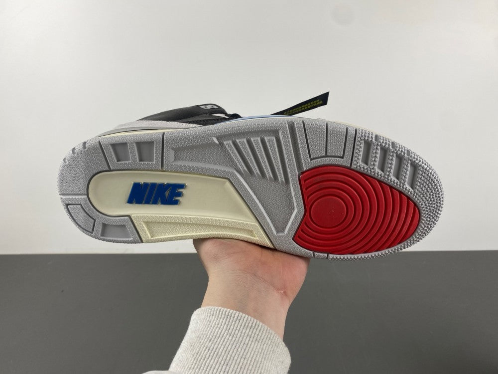Low Top Sneakers, Blue Black Red Gray Colorway, Leather Footwear, Lace Up Design, Casual Gift for Sneaker Fans
