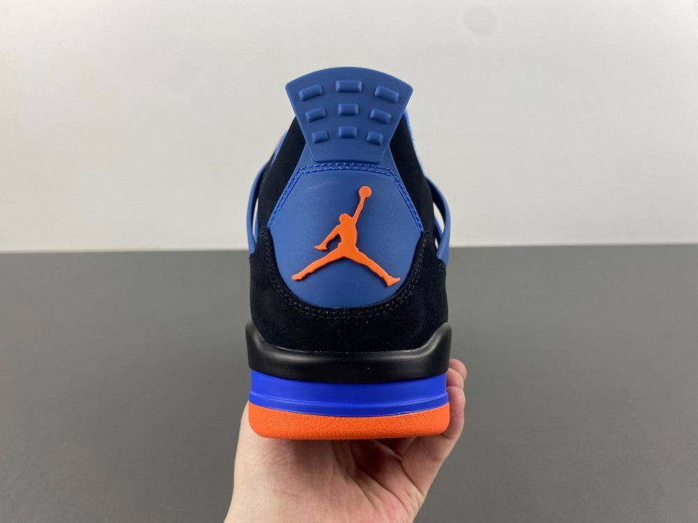 Retro Low Top Sneakers, Blue Black Orange Colorway, Lace Up Design, Casual Gift for Sneaker Fans
