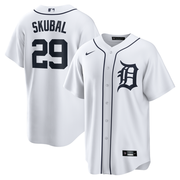 Detroit Tigers Tarik Skubal White Home Replica Jersey