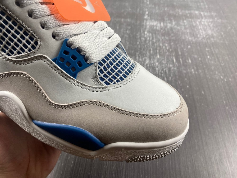 Sneakers, Blue White Gray Colorway, Lace Up Design, Casual Gift for Sneaker Fans