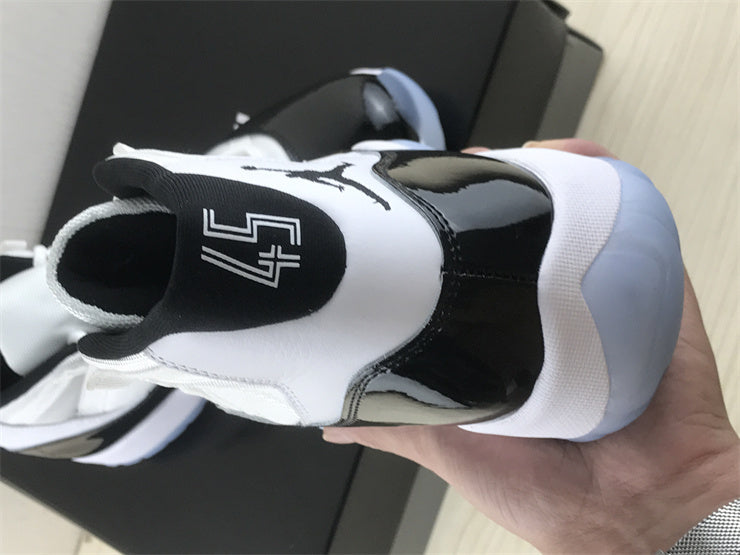 High Top Sneakers, White Black Colorway, Lace Up Design, Casual Gift for Sneaker Fans