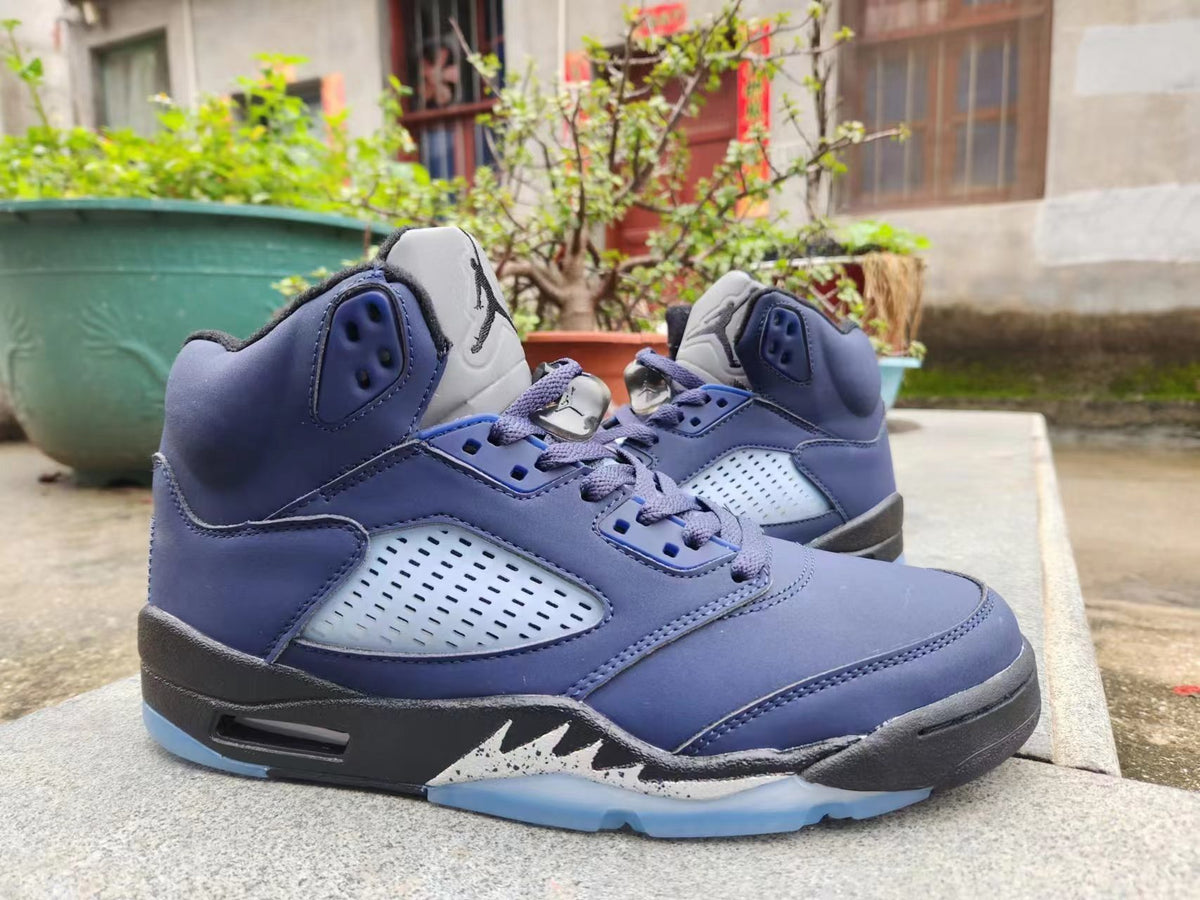 Sneakers, Navy Blue Colorway, Lace Up Design, Casual Gift for Sneaker Fans