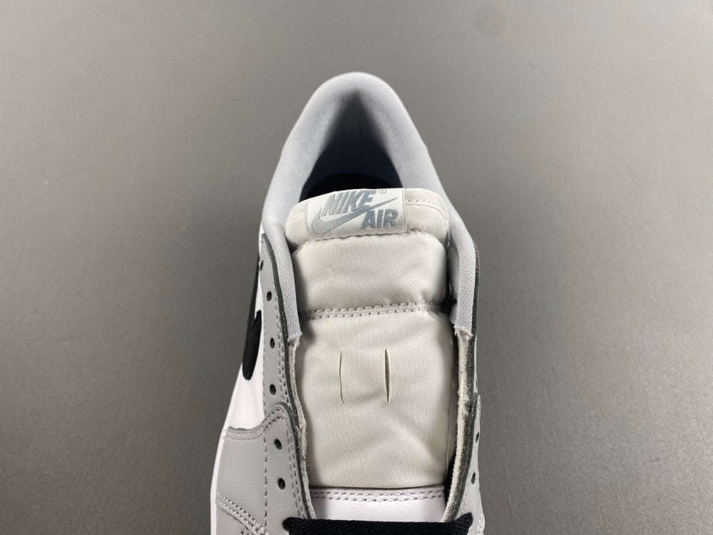 Low Top Sneakers, White Black Gray Colorway, Lace Up Design, Casual Gift for Sneaker Fans