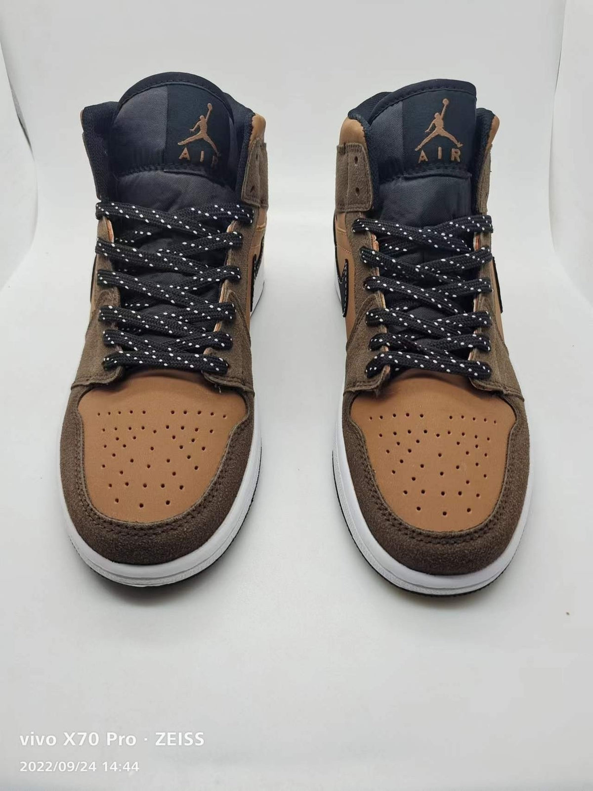 Sneakers, Brown Black Colorway, Lace Up Design, Casual Gift for Sneaker Fans