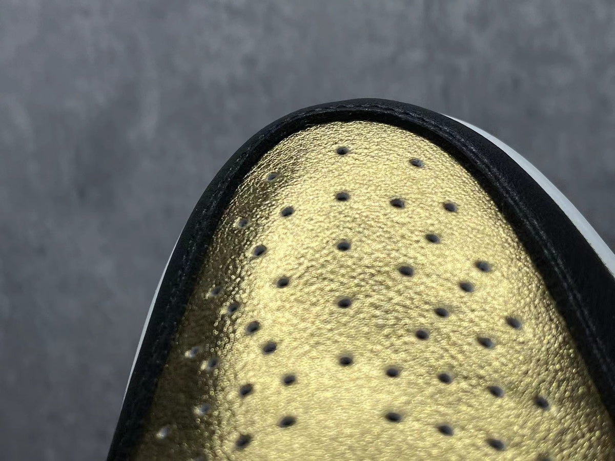 High Top Sneakers, Black Gold Colorway, Lace Up Design, Casual Gift for Sneaker Fans