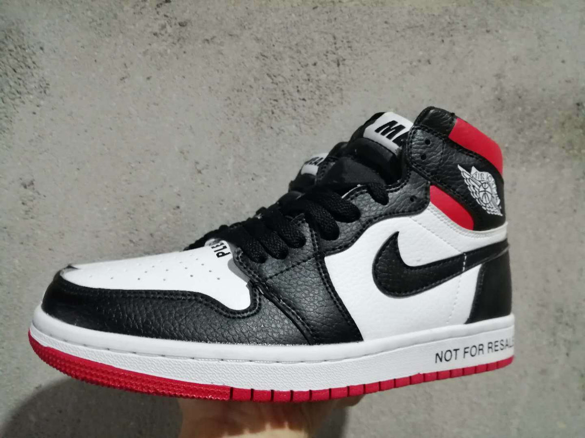 Sneakers, Black Red Colorway, Lace Up Design, Casual Gift for Sneaker Fans