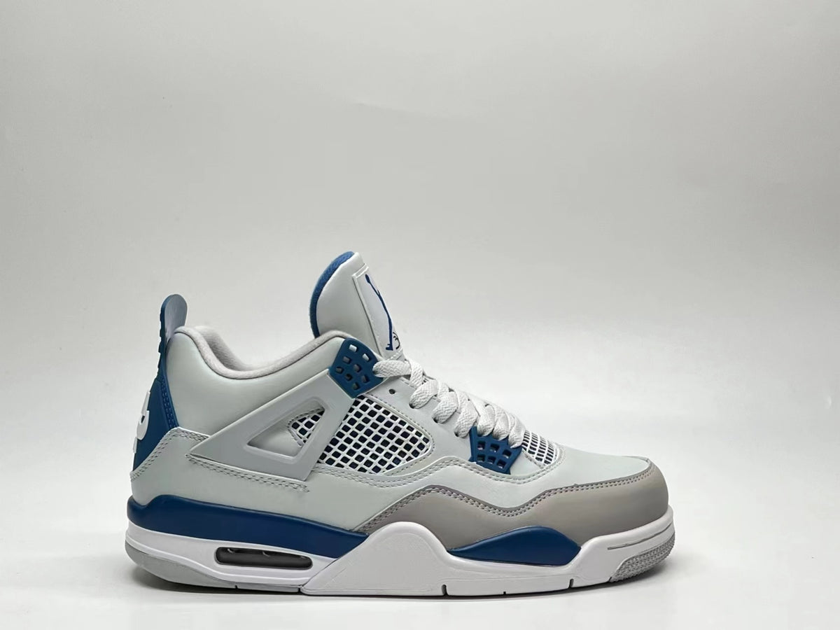 Sneakers, Blue White Colorway, Lace Up Design, Casual Gift for Sneaker Fans
