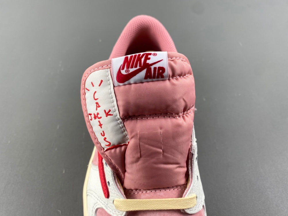 Low Top Sneakers, White Red Pink Colorway, Reverse Hook Design, Lace Up Design, Casual Gift for Sneaker Fans