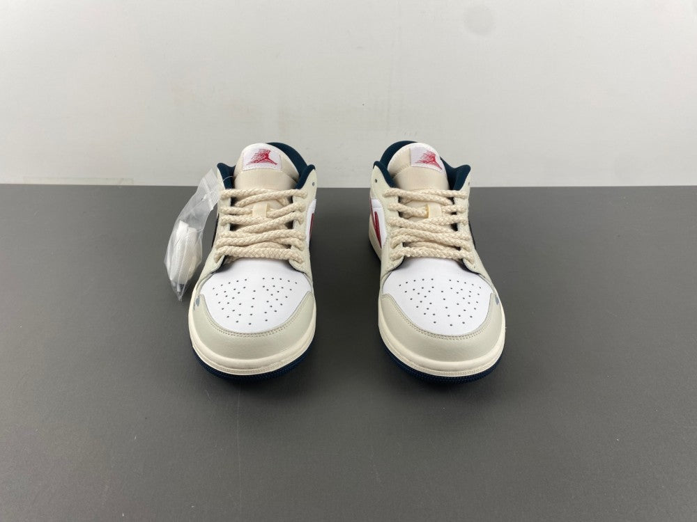 Low Top Sneakers, Blue White Yellow Colorway, Lace Up Design, Casual Gift for Sneaker Fans