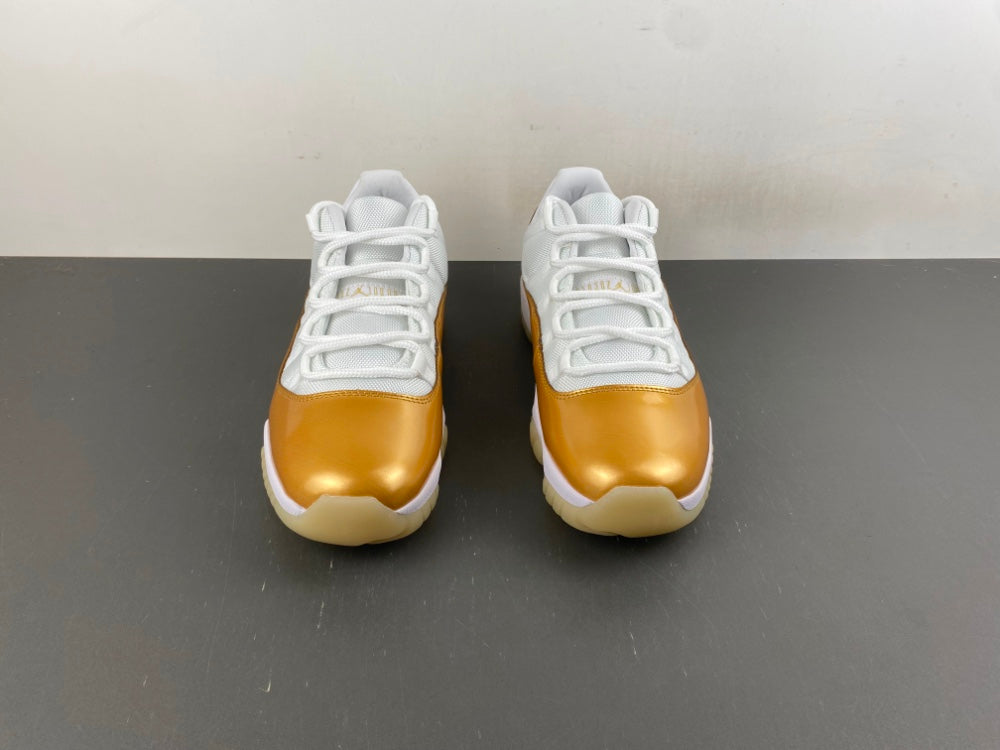 Low Top Sneakers, White Gold Colorway, Lace Up Design, Casual Gift for Sneaker Fans