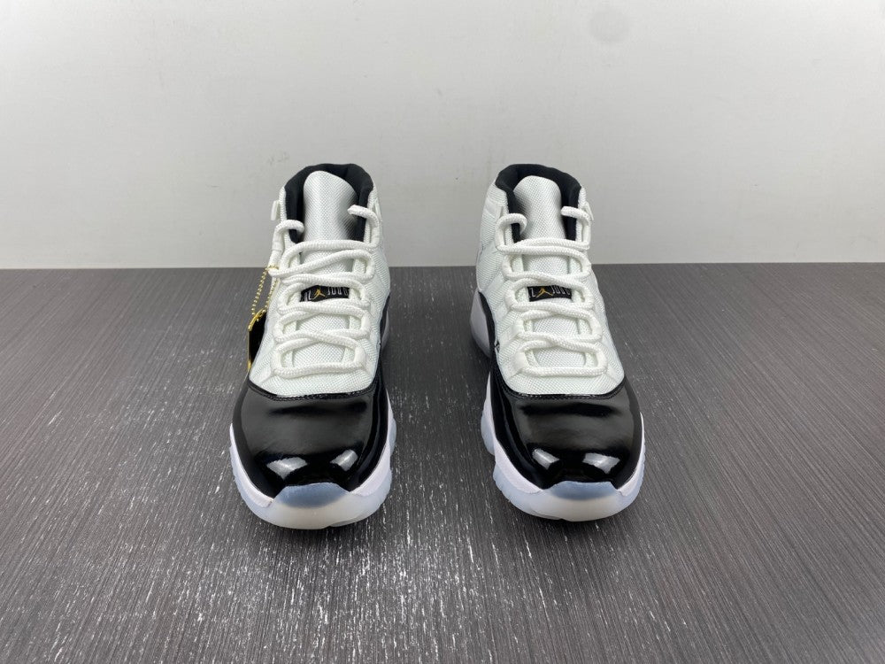 Sneakers, White Black Gold Colorway, Lace Up Design, Casual Gift for Sneaker Fans