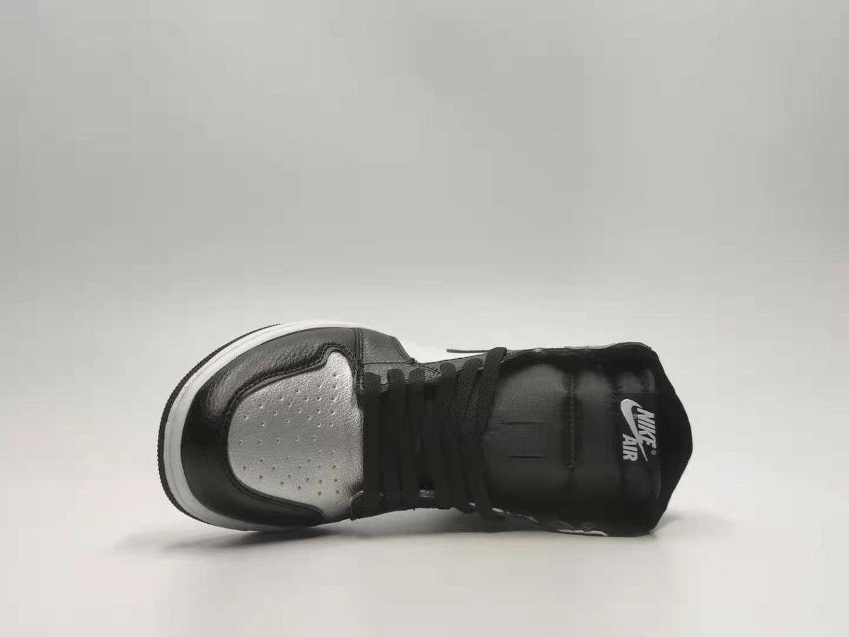 Sneakers, Black Silver Colorway, Lace Up Design, Casual Gift for Sneaker Fans