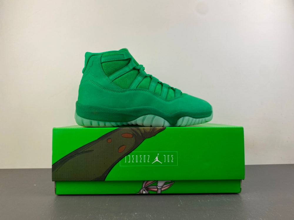 Retro Low Top Sneakers, Green Colorway, Suede Footwear, Lace Up Design, Casual Gift for Sneaker Fans