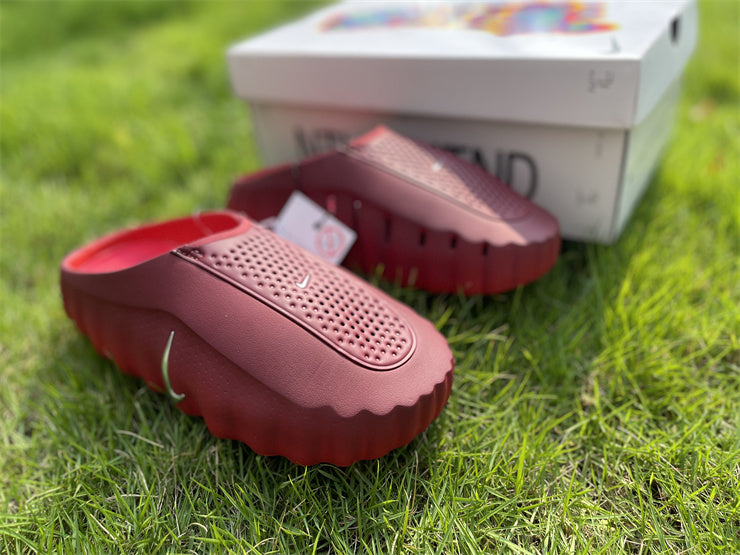 Slides, Burgundy Colorway, Slip On Design, Casual Gift for Shoe Lovers