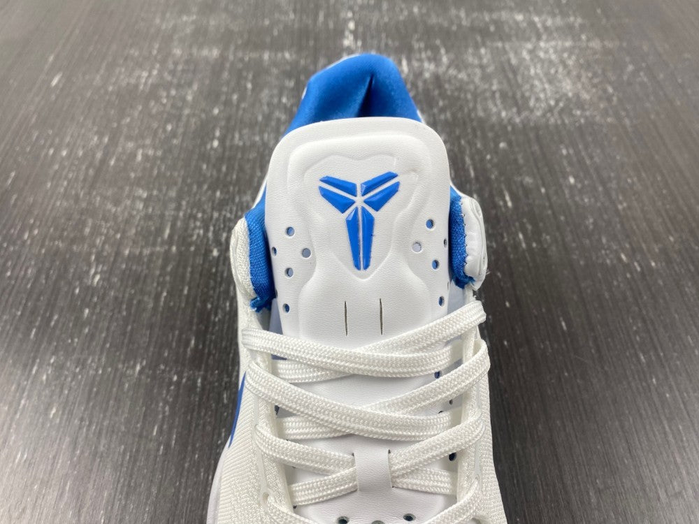 Low Top Sneakers, Blue White Black Colorway, Lace Up Design, Casual Gift for Sneaker Fans