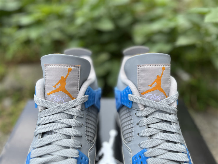 Retro Mid Top Sneakers, Blue Gray Colorway, Lace Up Design, Casual Gift for Sneaker Fans