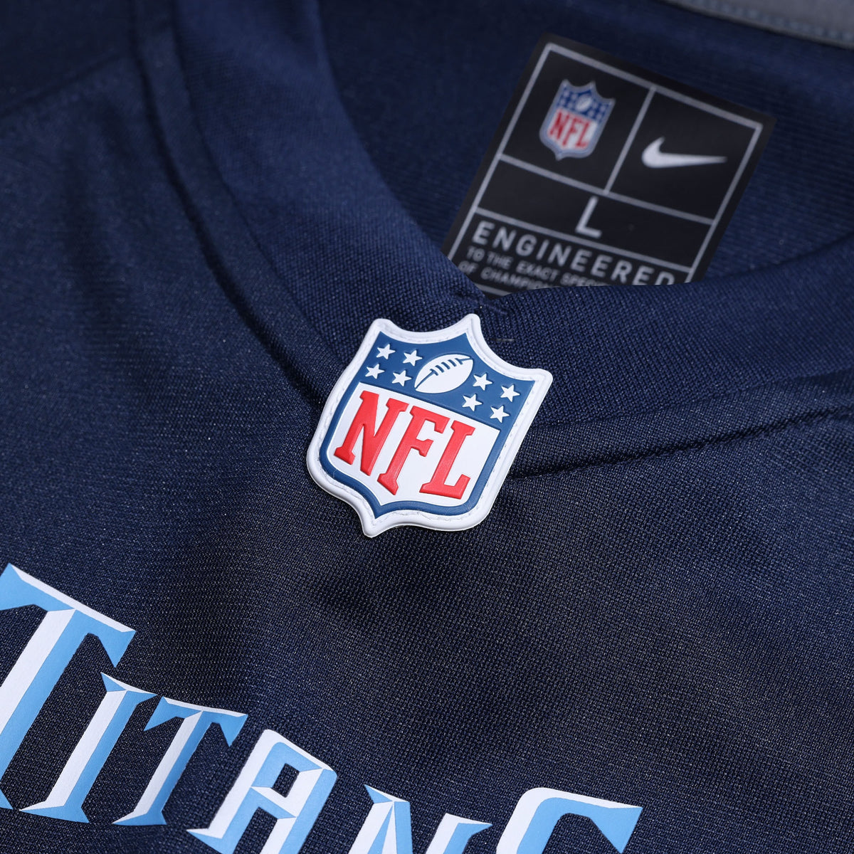 Tennessee Titans Jeffery Simmons Navy Game Jersey