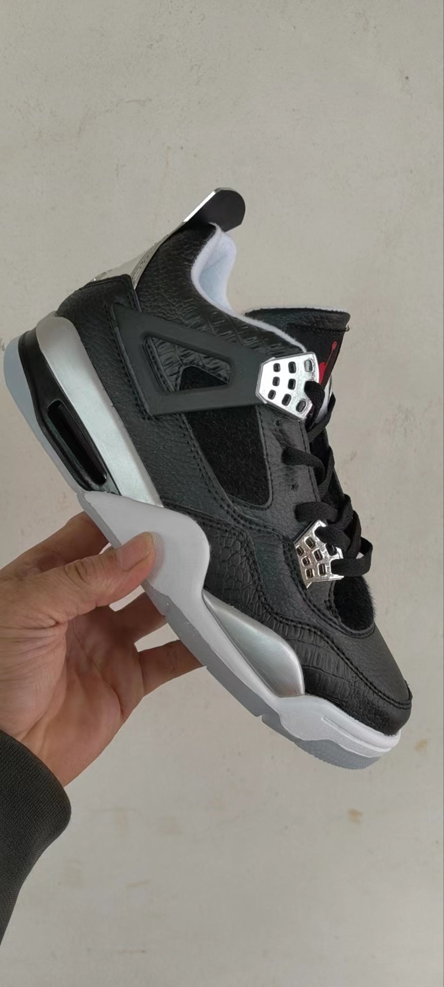 Sneakers, Black Colorway, Lace Up Design, Casual Gift for Sneaker Fans