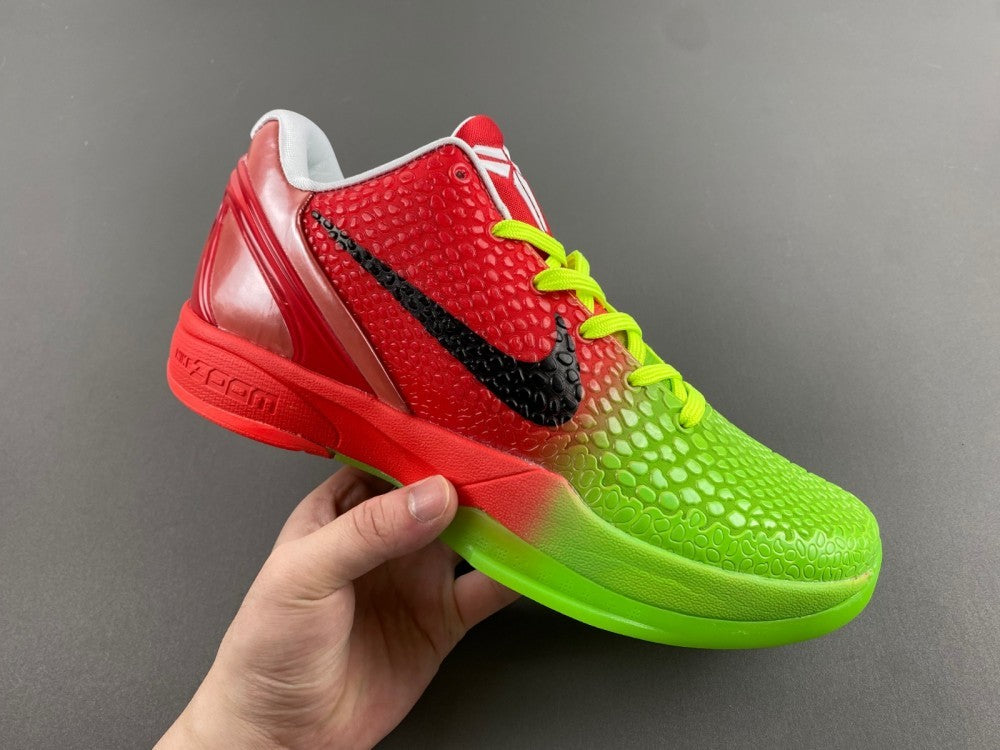Low Top Sneakers, Neon Green Red Colorway, Lace Up Design, Casual Gift for Sneaker Fans