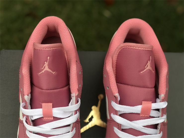Low Top Sneakers, White Pink Colorway, Lace Up Design, Casual Gift for Sneaker Fans