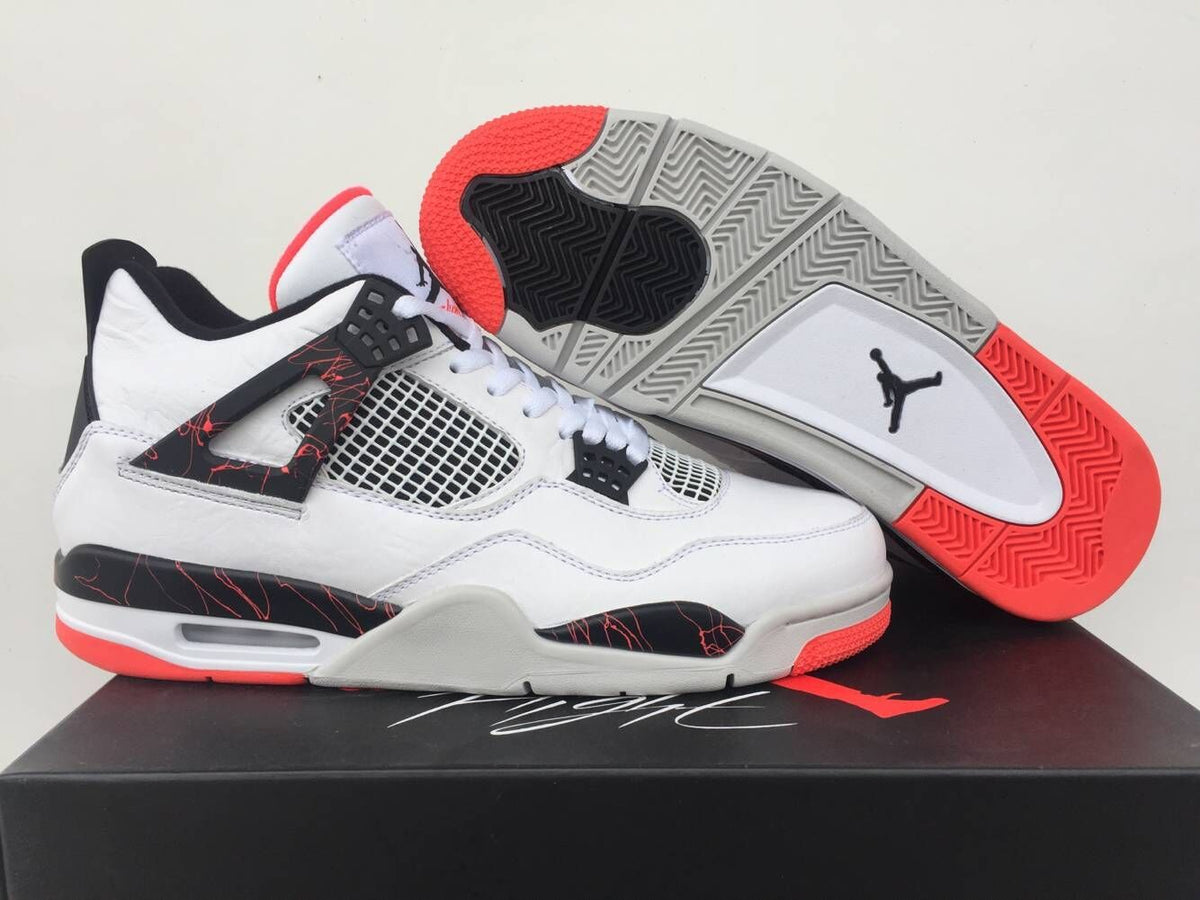 Sneakers, White Red Black Colorway, Lace Up Design, Casual Gift for Sneaker Fans