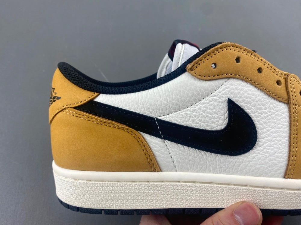 Low Top Sneakers, White Brown Colorway, Lace Up Design, Casual Gift for Sneaker Fans