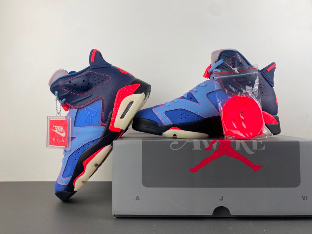 High Top Sneakers, Royal Blue Red Colorway, Lettering Design, Lace Up Design, Casual Gift for Sneaker Fans