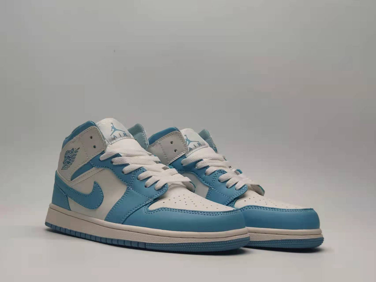 Sneakers, Blue White Colorway, Lace Up Design, Casual Gift for Sneaker Fans