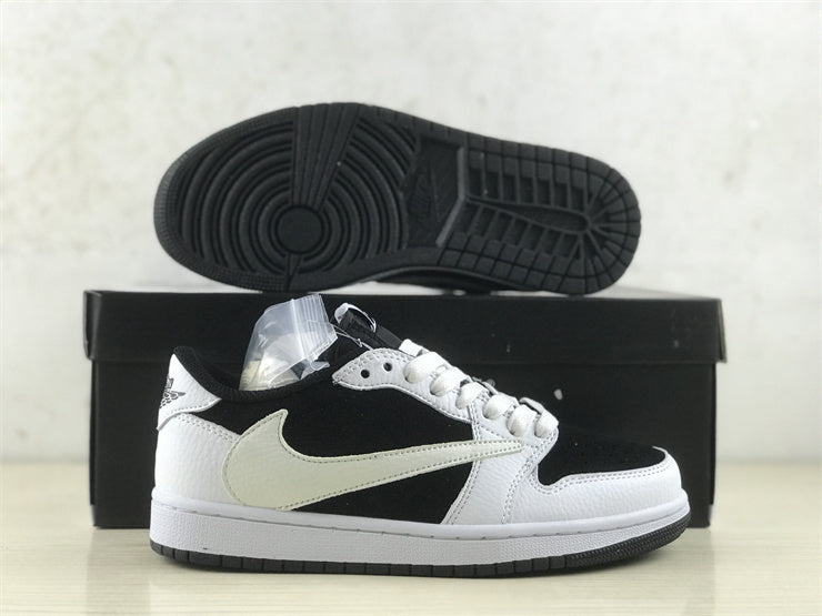 Low Top Sneakers, White Black Colorway, Reverse Hook Design, Lace Up Design, Casual Gift for Sneaker Fans