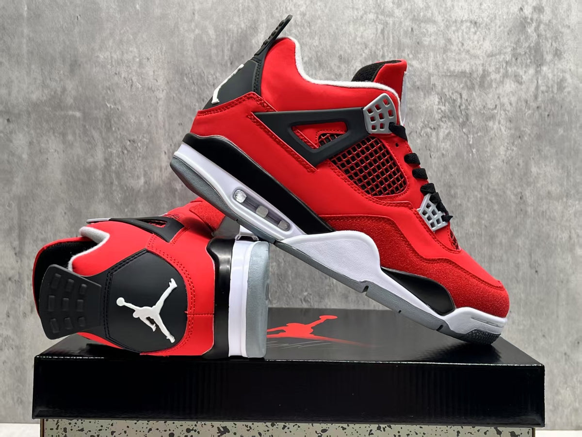 Low Top Sneakers, Red Black Colorway, Lace Up Design, Casual Gift for Sneaker Fans