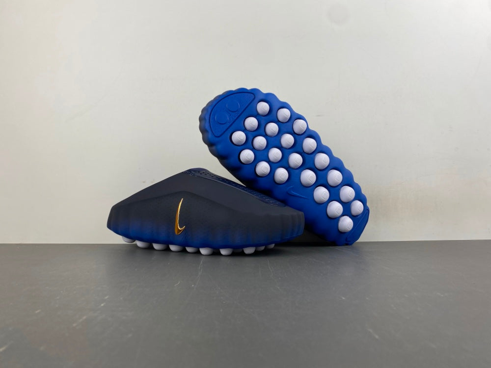 Slides, Blue Black Colorway, Slip On Design, Casual Gift for Shoe Lovers