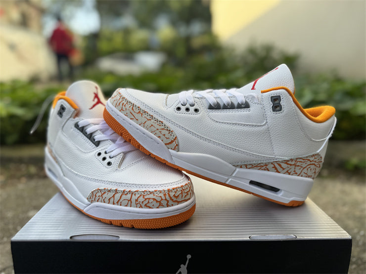 Retro Low Top Sneakers, White Orange Colorway, Lace Up Design, Casual Gift for Sneaker Fans