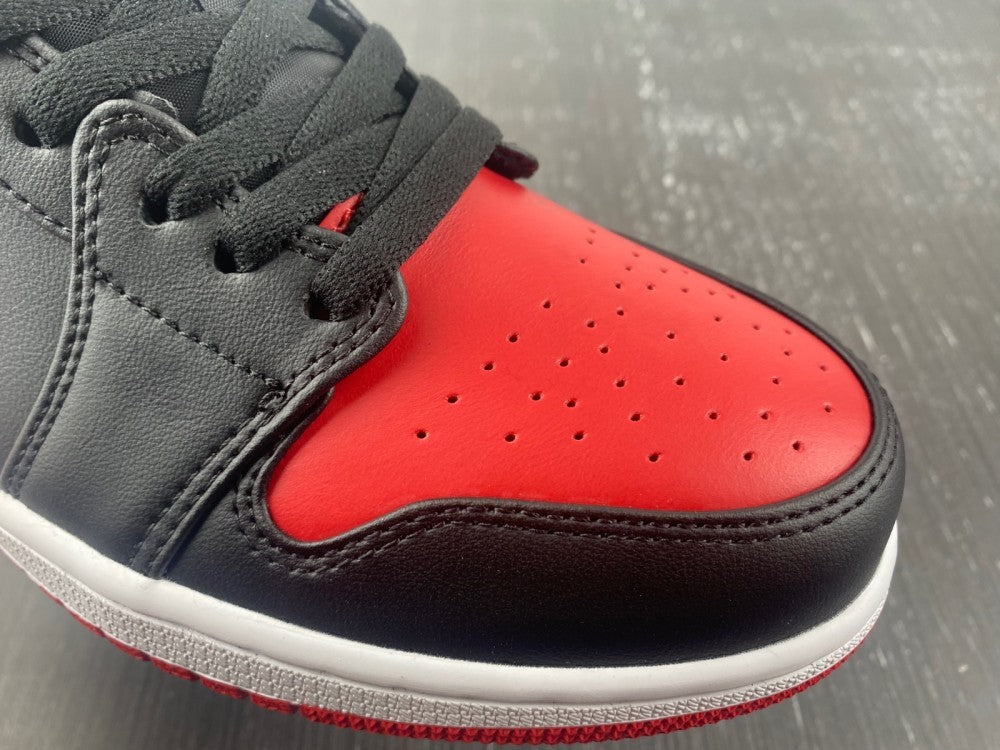 Low Top Sneakers, White Black Red Colorway, Lace Up Design, Casual Gift for Sneaker Fans