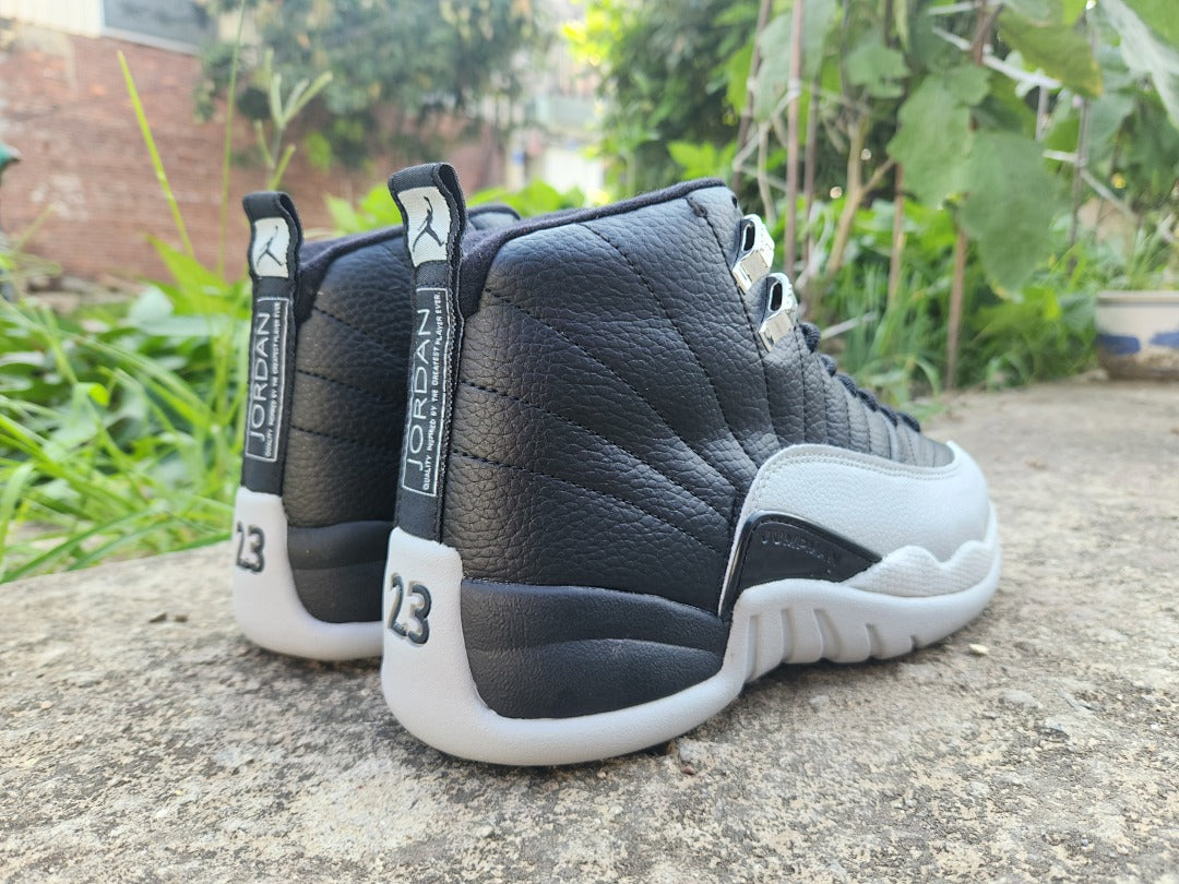 High Top Sneakers, Light Gray Black Colorway, Lace Up Design, Casual Gift for Sneaker Fans