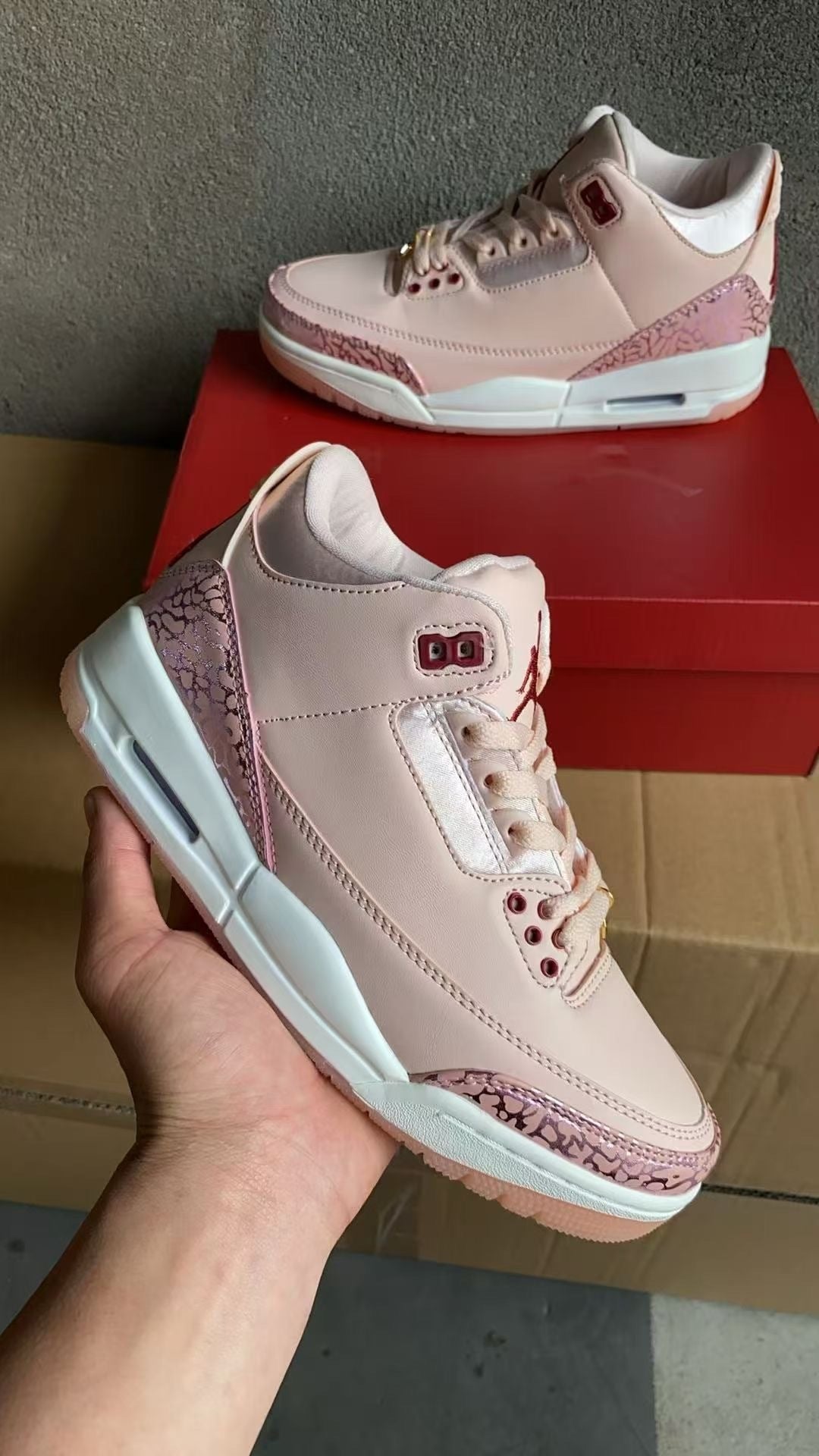 Low Top Sneakers, Pink Colorway, Lace Up Design, Casual Gift for Sneaker Fans