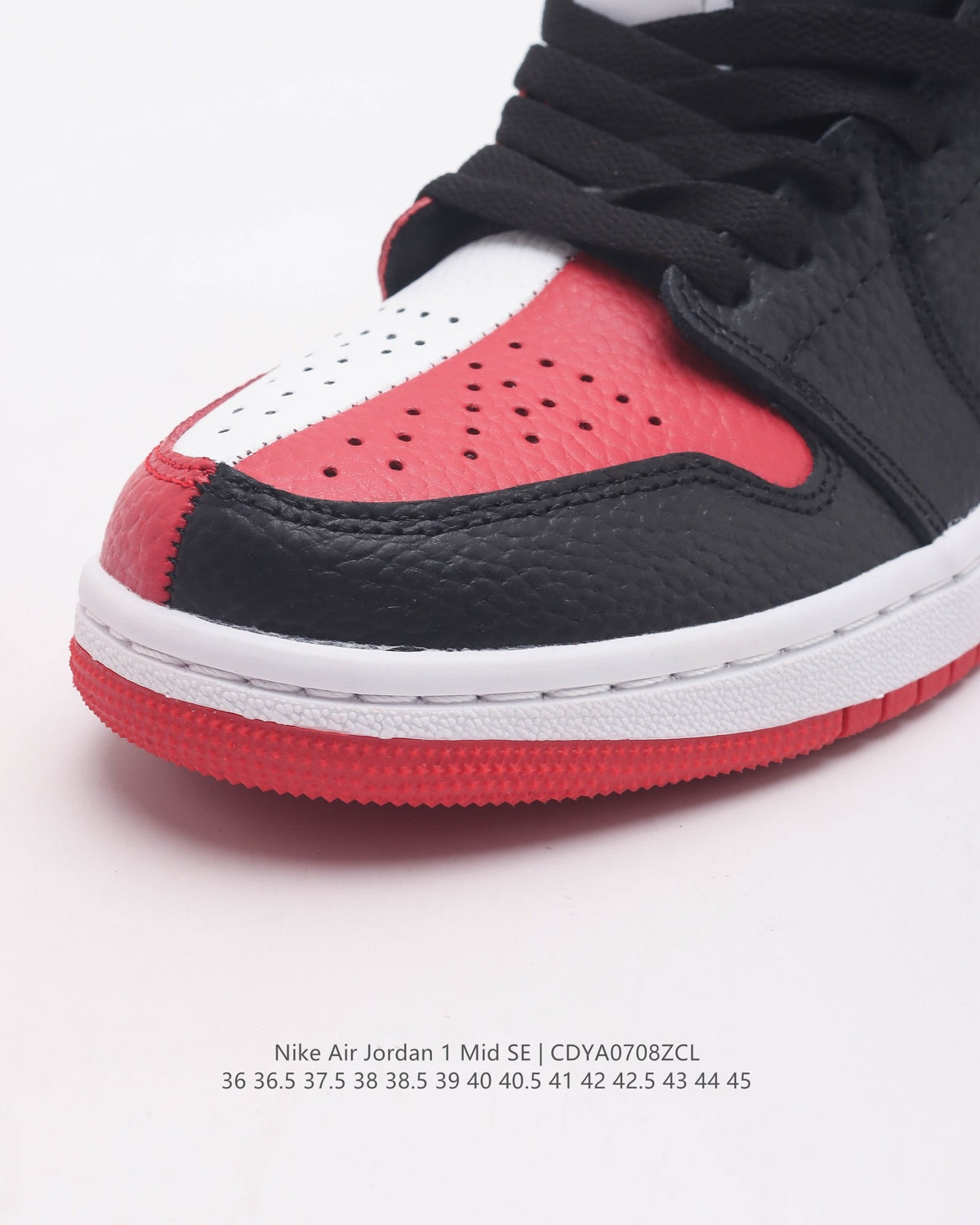 Retro Mid Top Basketball Shoes, Red White Black Colorway, Lace Up Design, Casual Gift for Shoe Lovers