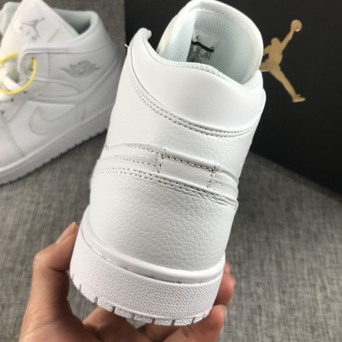 Mid Top Sneakers, White Colorway, Lace Up Design, Casual Gift for Sneaker Fans