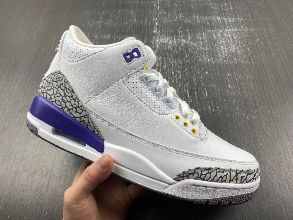 Retro Low Top Sneakers, White Yellow Purple Colorway, Lace Up Design, Casual Gift for Sneaker Fans