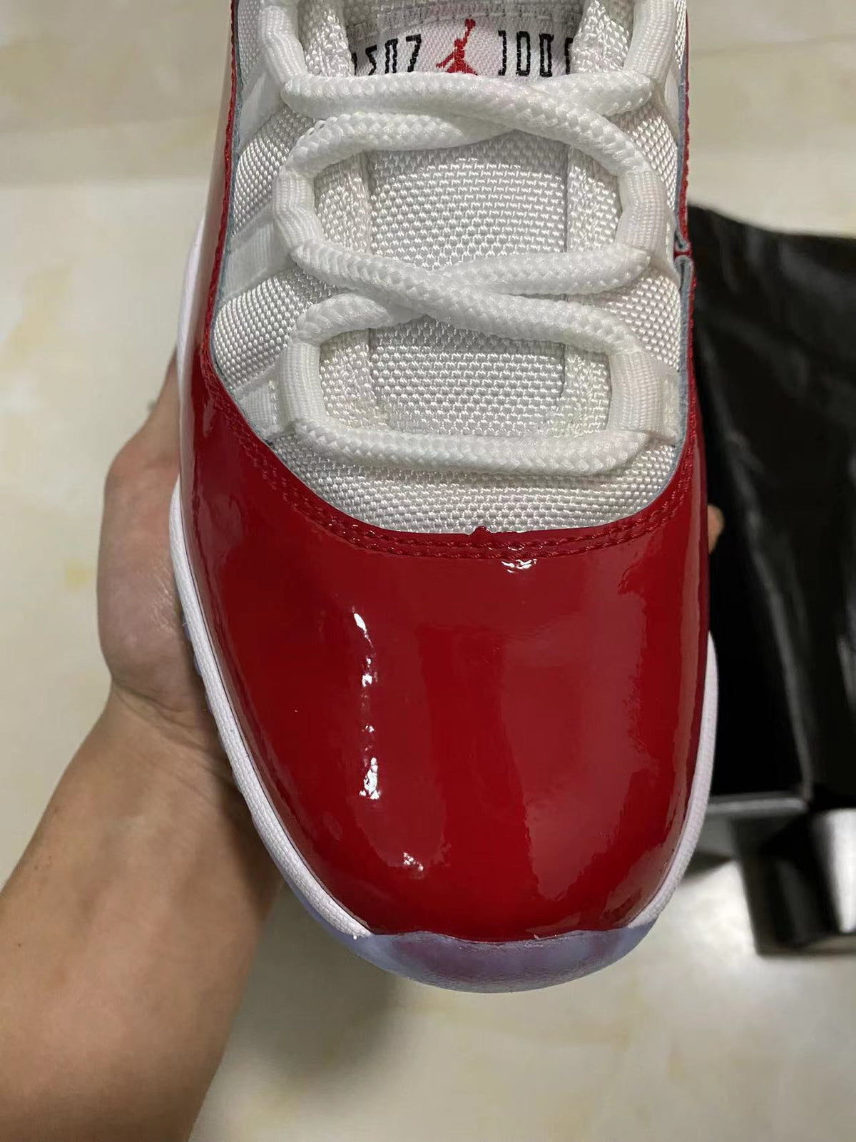 Sneakers, White Red Colorway, Lace Up Design, Casual Gift for Sneaker Fans