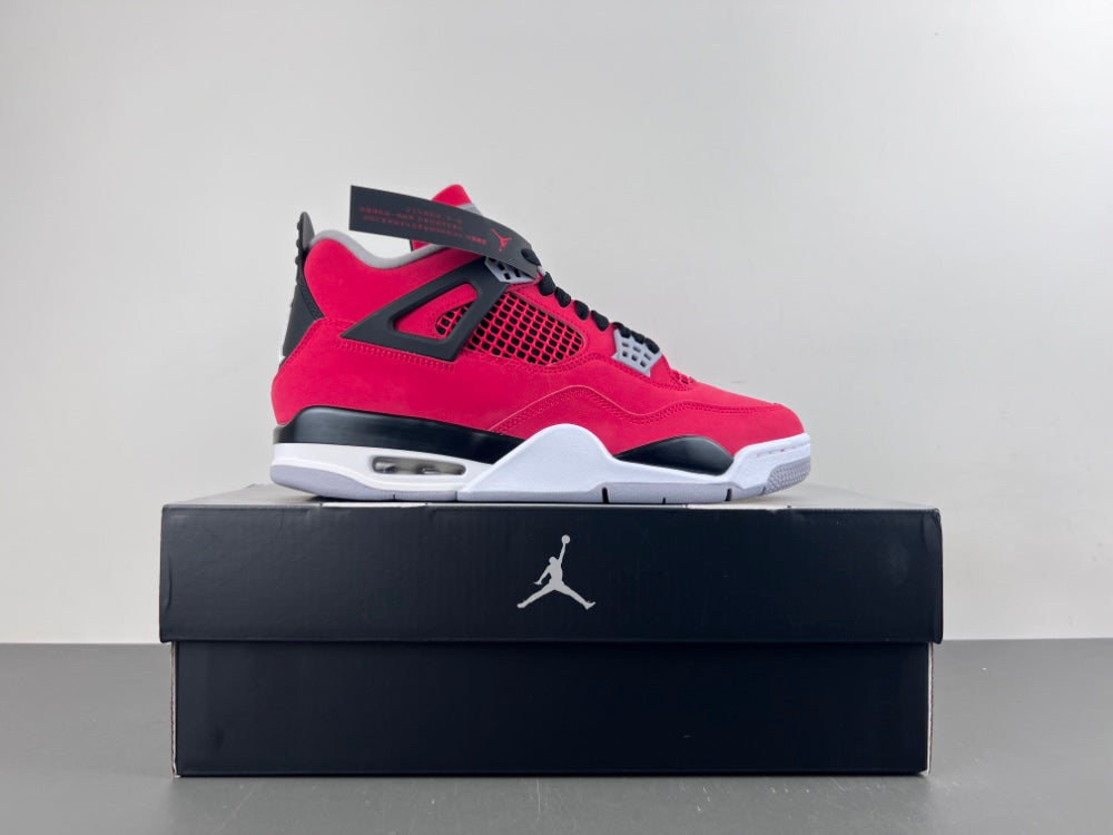 Mid Top Sneakers, Red Black Colorway, Lace Up Design, Casual Gift for Sneaker Fans