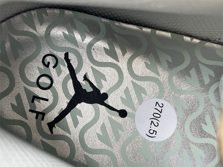 High Top Golf Shoes, White Silver Colorway, Lace Up Design, Casual Gift for Shoe Lovers