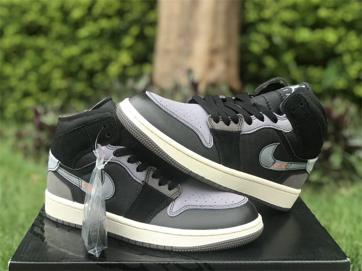 Mid Top Sneakers, Black Gray Colorway, Lace Up Design, Casual Gift for Sneaker Fans