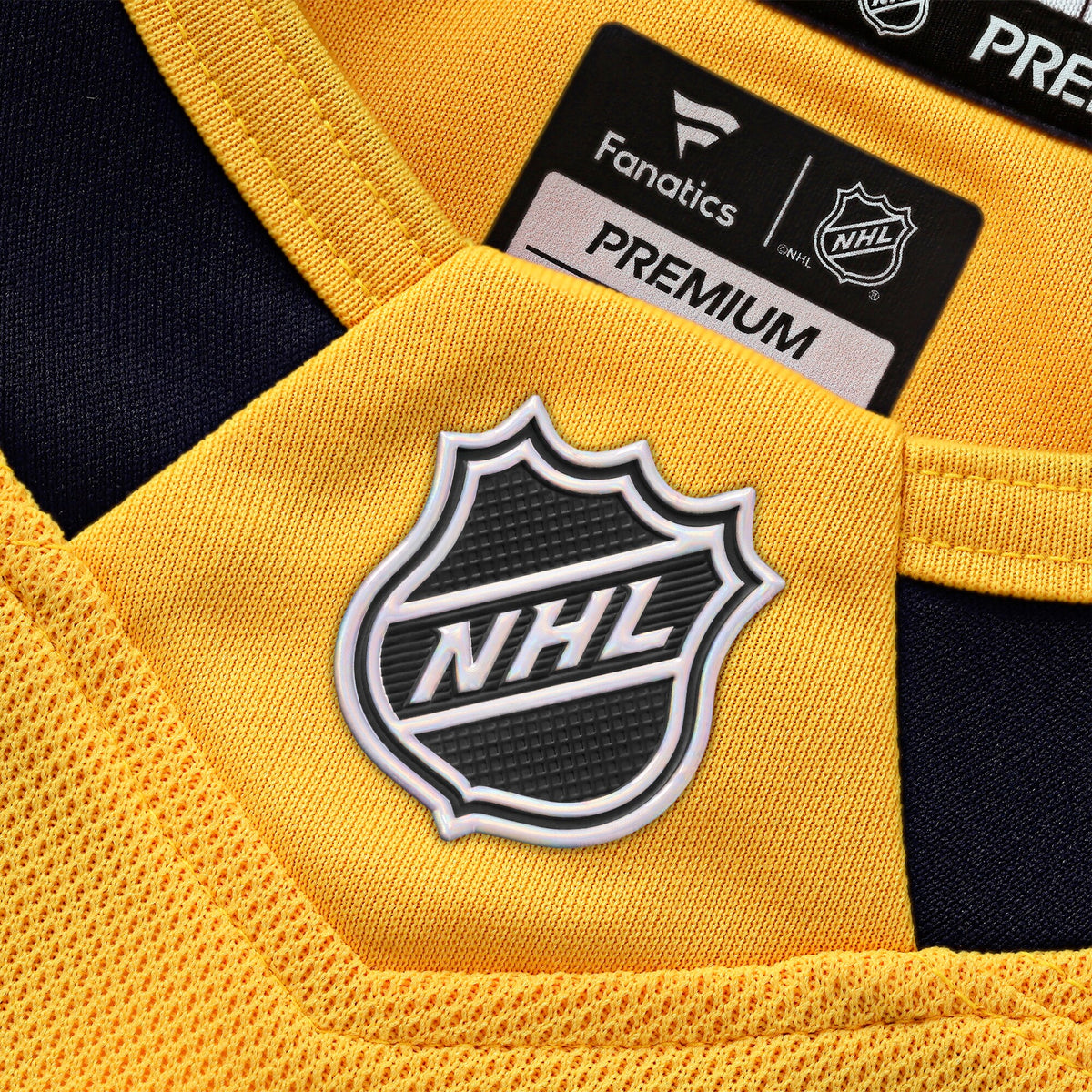 Nashville Predators Fanatics Gold Home Premium Custom Jersey
