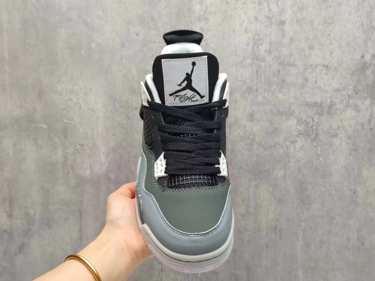 Mid Top Sneakers, Gray Black Colorway, Lace Up Design, Casual Gift for Sneaker Fans