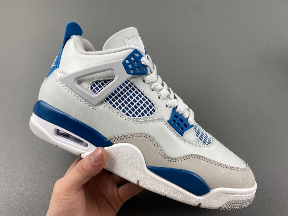 Low Top Sneakers, Blue White Gray Colorway, Lace Up Design, Casual Gift for Sneaker Fans