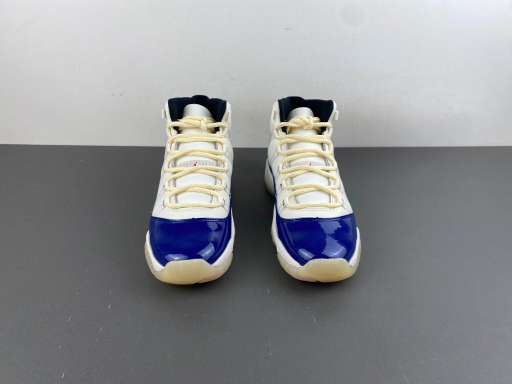 Low Top Sneakers, Beige Blue Colorway, Lace Up Design, Casual Gift for Sneaker Fans